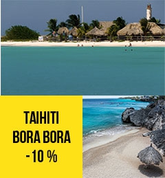 Tahiti, Bora Bora : -10 %